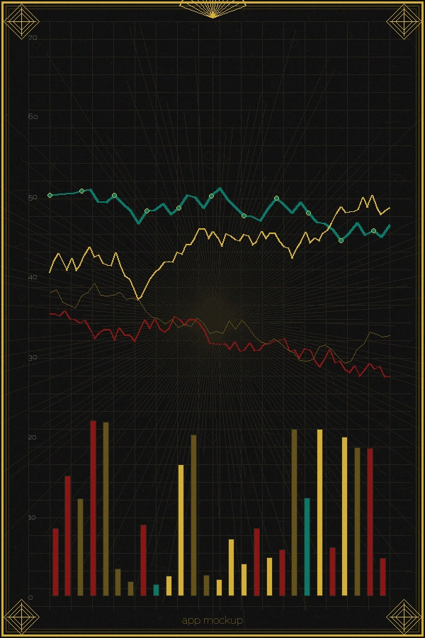 快三彩票移动端走势图APP界面展示